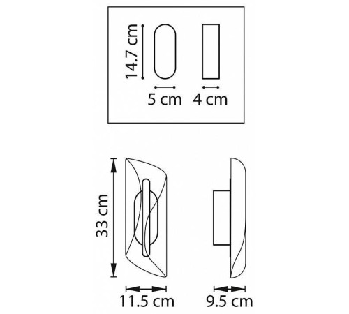Накладной светильник Lightstar Varese 731643