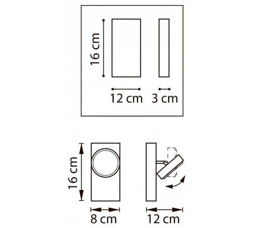 Бра Lightstar Fico 740617