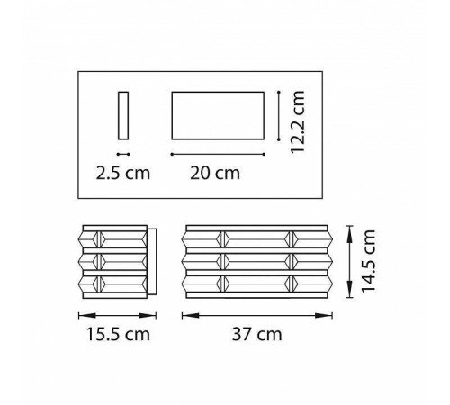 Накладной светильник Lightstar Amerigo 746618