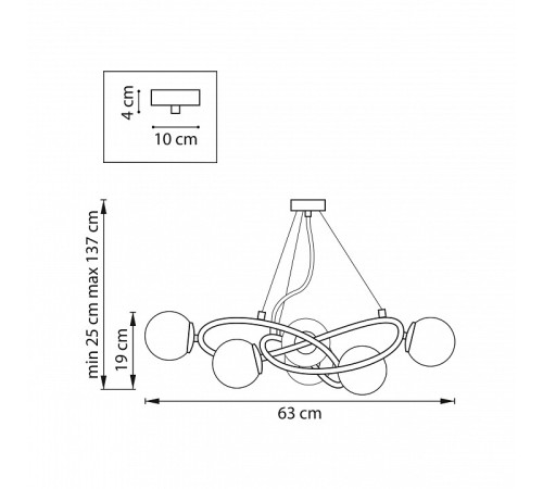 Подвесная люстра Lightstar Globo 799063