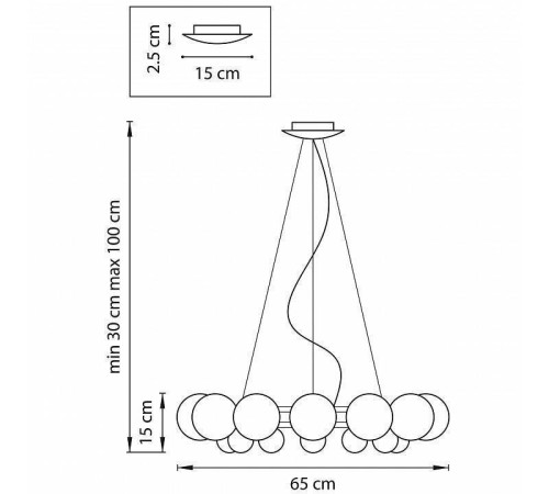 Подвесная люстра Lightstar Sferetta 801124