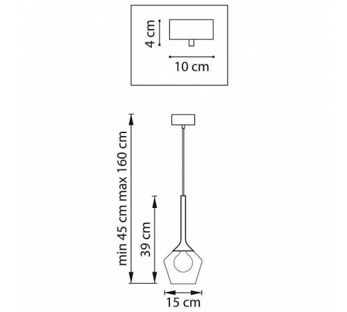 Подвесной светильник Lightstar Vetro 801201