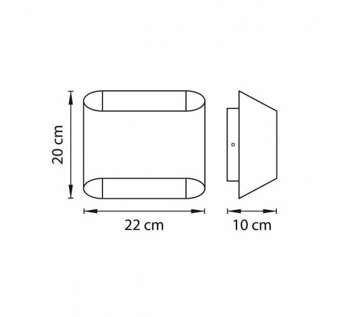 Накладной светильник Lightstar Muro 808620