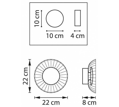 Накладной светильник Lightstar Celesta 809012