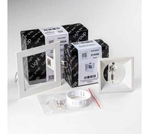 Встраиваемый светильник Lightstar Domino D51606WMOD