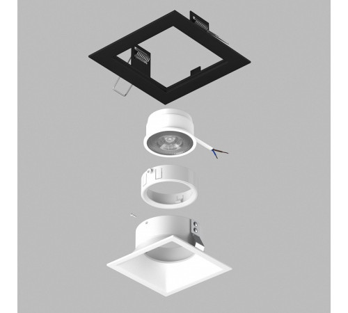 Встраиваемый светильник Lightstar Domino D51706WMOD