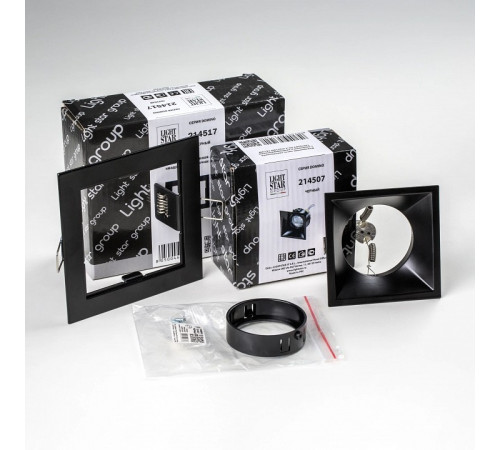 Встраиваемый светильник Lightstar Domino D51707BMOD