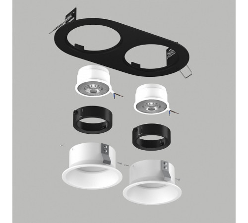 Встраиваемый светильник Lightstar Domino D6570606BMOD