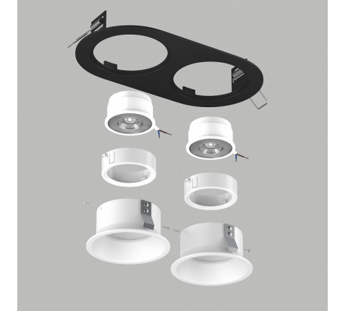 Встраиваемый светильник Lightstar Domino D6570606WMOD