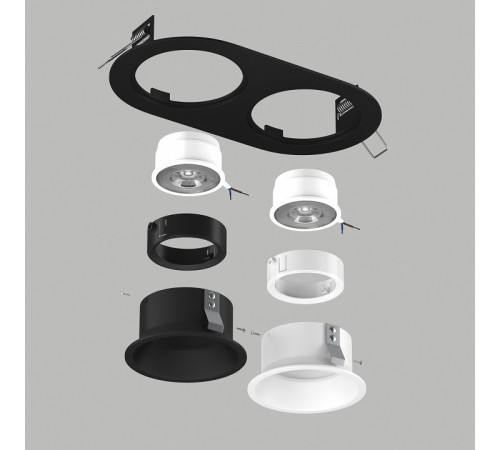 Встраиваемый светильник Lightstar Domino D6570607WBMOD