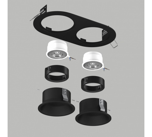 Встраиваемый светильник Lightstar Domino D6570707BMOD