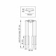 Подвесная люстра Lightstar Tubo L8T747137