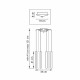 Подвесная люстра Lightstar Tubo L8T747237