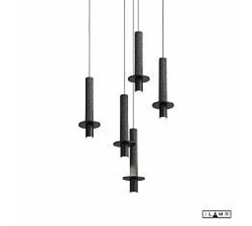 Подвесной светильник iLamp Lofty 10704P/1-D150 BK-GR