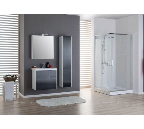 Зеркало Aquanet Латина 70 70 см белый 00179997