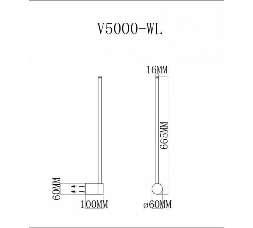 Бра Moderli Ricco V5000-WL