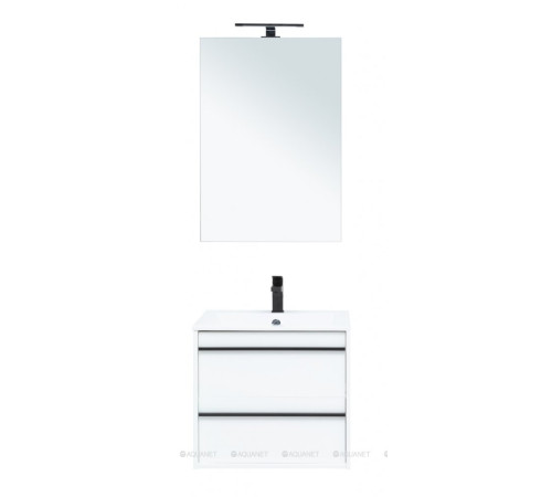 Набор мебели для ванной Aquanet Lino 60 белый матовый 00271951