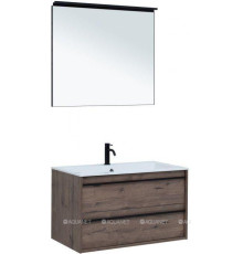 Набор мебели для ванной Aquanet Lino 90 Дуб Веллингтон 00271958