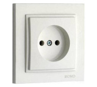 Розетка без заземления Mono Electric Despina 102-010022-116
