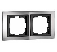 Рамка на 2 поста Mono Electric Chrome 106-410000-161