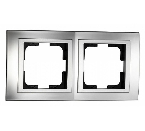Рамка на 2 поста Mono Electric Chrome 106-410000-161