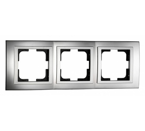 Рамка на 3 поста Mono Electric Chrome 106-410000-162