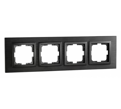 Рамка на 4 поста Mono Electric Style Aluminium 107-820000-163