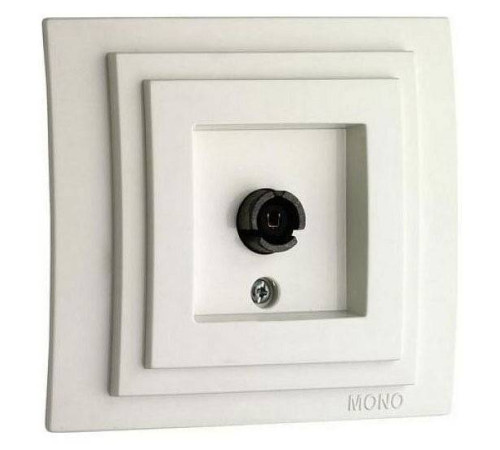 ТВ-розетка проходная без рамки Mono Electric Despina / Larissa 500-000105-137