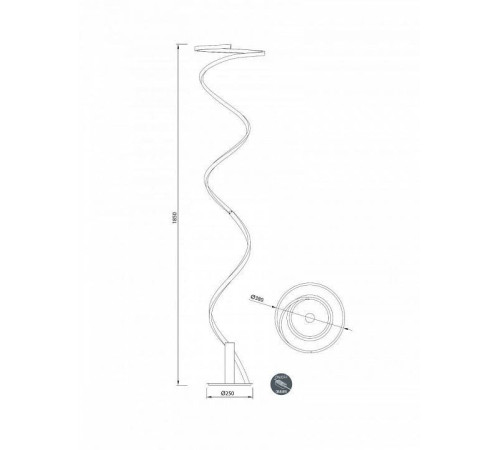 Торшер Mantra Helix 6102