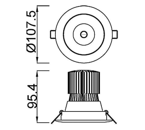 Встраиваемый светильник Mantra Formentera C0077