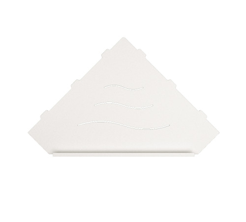 Полка для ванной угловая RGW MT-13W белая 49279913-01