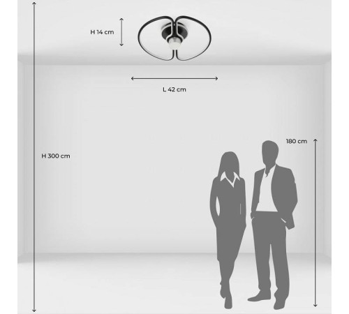 Накладной светильник DeMarkt Толедо 312012601