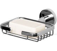 Мыльница Aquanet металлическая прямоугольная хром 3611