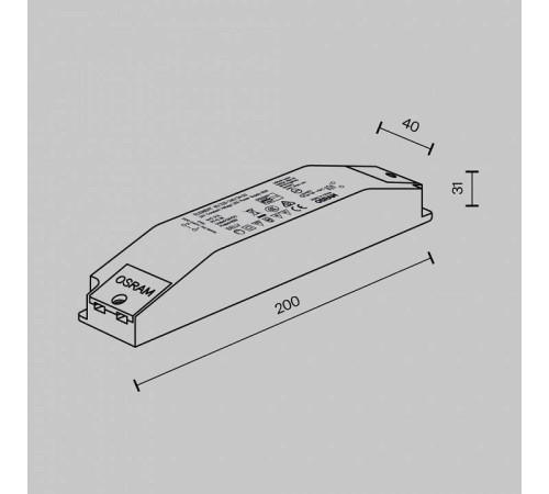 Блок питания Maytoni Power Supply Flarity 60/220-240/24 G2