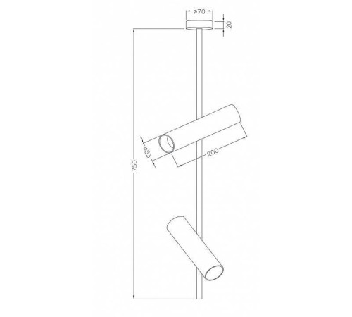 Светильник на штанге Maytoni Elti C021CL-02B