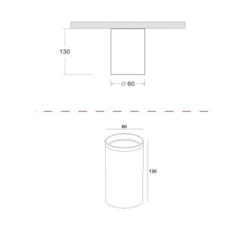 Накладной светильник Maytoni Focus Design C036CL-01B