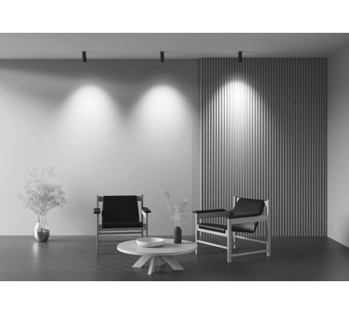 Встраиваемый светильник на штанге Maytoni FOCUS LED C053CL-L12W2.7K-W-B