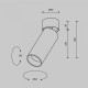 Светильник на штанге Maytoni Technical FOCUS LED C055CL-L12W2.7K-W-PT