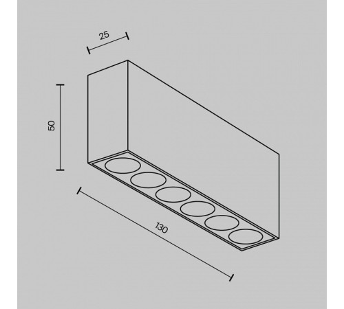 Накладной светильник Points C066CL-12W3-6K-B