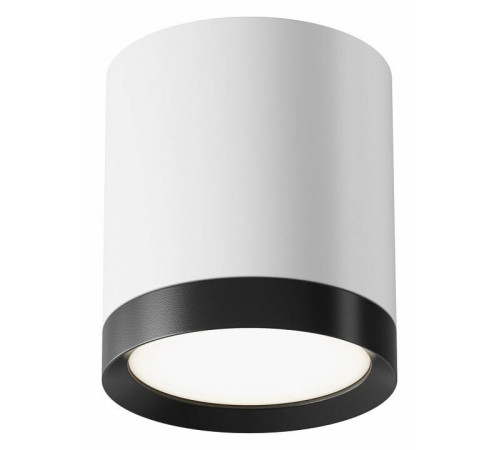 Накладной светильник Maytoni Hoop GX53 белый/черный C086CM-GX53-MRD-WB