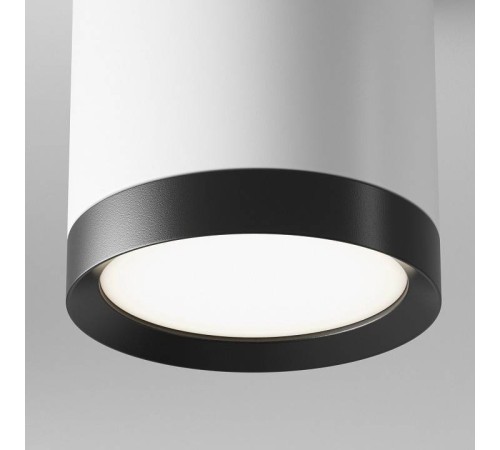 Накладной светильник Maytoni Hoop GX53 белый/черный C086CM-GX53-MRD-WB