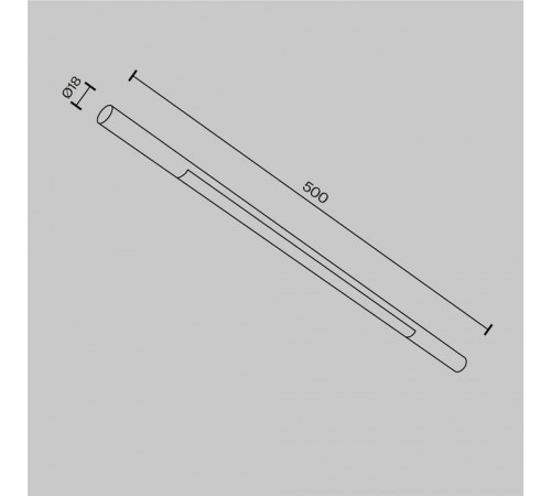 Модульный светильник Maytoni Basis C100CL-L500-12W3-6K-B
