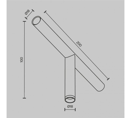 Модульный светильник Maytoni Focus LED C102CL-3W3-6K-B