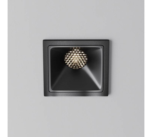 Встраиваемый светильник Maytoni Alfa LED DL043-01-10W4K-SQ-B-1