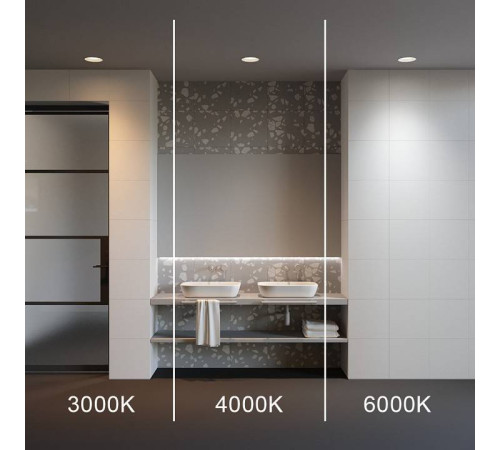 Встраиваемый светильник Maytoni Okno DL055-18W3-4-6K-W