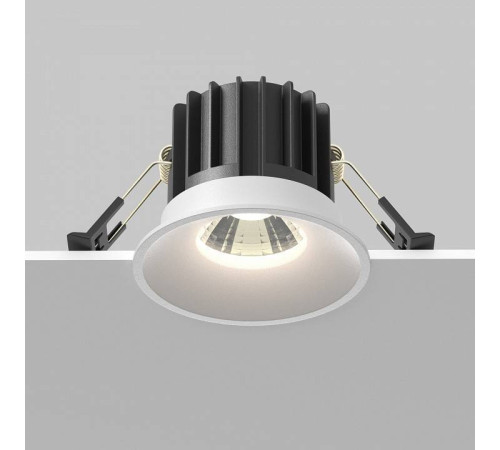 Встраиваемый светильник Maytoni Round DL058-12W-DTW-W