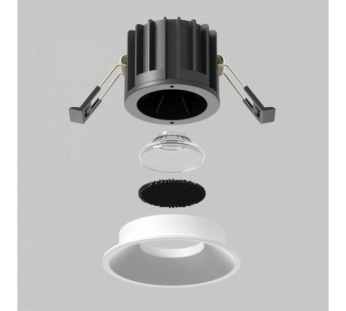 Встраиваемый светильник Maytoni Round DL058-12W-DTW-W