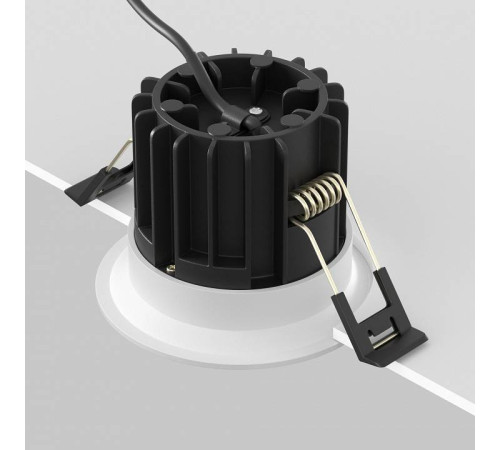 Встраиваемый светильник Maytoni Round DL058-12W-DTW-W