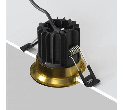 Встраиваемый светильник Maytoni Round DL058-7W3K-BS