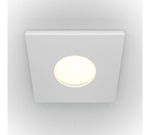 Встраиваемый светильник Maytoni Stark DL083-01-GU10-SQ-W